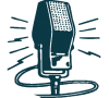 retro microphone graphic